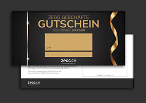 Zegg Geschäfte AG, Gutscheine, Print